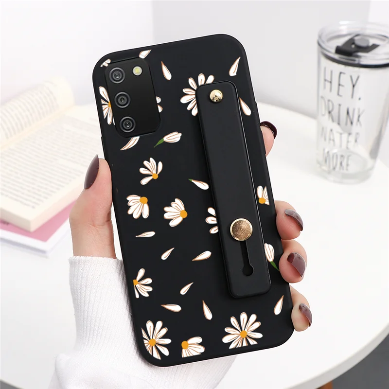 silicone case samsung Dây Đeo Cổ Tay Silicone Mềm Khủng Long Dễ Thương Trường Hợp Dành Cho Samsung Galaxy Samsung Galaxy A02s Một 02 S Ao2s Tay Giá Đỡ Đứng Dành Cho một 02 S 6.5" silicone cover with s pen Cases For Samsung