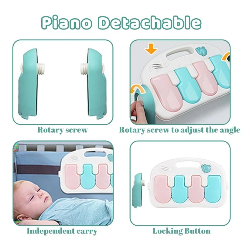 Infant Puzzle Toy Bed/Stroller Rattle Hanging Accessories Suitable for Newborn Babies Baby Game Pad | Игрушки и хобби