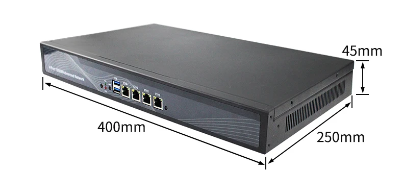 Intel Celeron J1900 4LAN Network Server Firewall Appliance: Pfsense Openwrt X86 DD-WRT 1U Rack Mount Description Image.This Product Can Be Found With The Tag Names Barebone Mini PC, Computer Office, Network server firewall