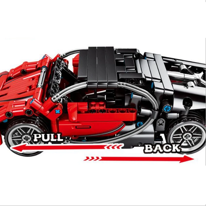 Городская техника по форме спортивного автомобиля Lamborghini и Bugatti Veyron