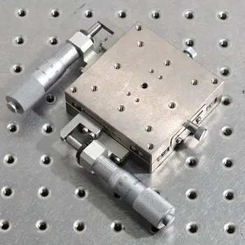 

Suruga Seiki XY axis Linear Ball Guide Motorized Stage manual fine-tuning slide table size 80*80 stroke ±12.5mm stainless steel