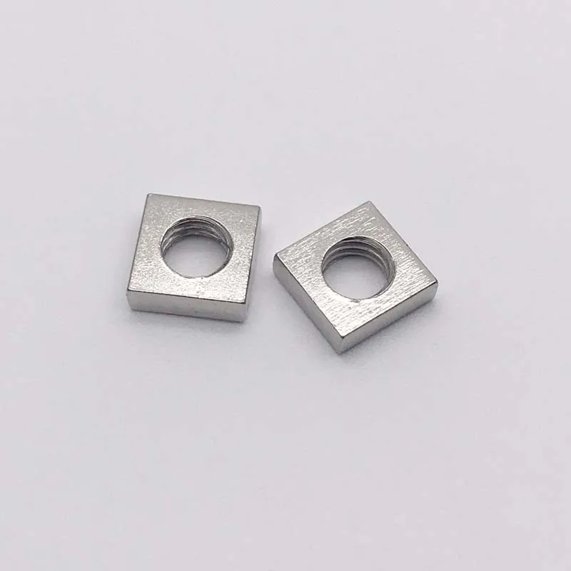 50 шт. M3 M4 M5 copp er quadrilateral фиксирующие гайки декоративный винт квадратная крышка