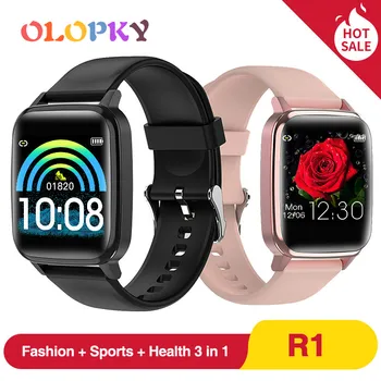 

R1 Smart Watch Sport Wristband Heart Rate Blood Pressure Oxygen Sleep Monitor Call Reminder Wearable Devices Bracelet Band