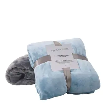

Claroom Blanket Solid Coral Fleece Blankets For Bed 200x230cm Large Adult Blanket Sofa Blanket Soft Warm Flannel Weight Blanket