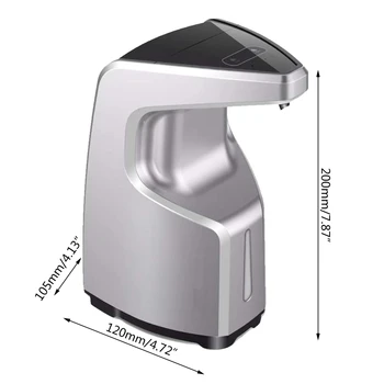 

Wall Mounted Automatic Soap Dispenser with Sensor Touchfree for Bathroom Kitchen 35ED