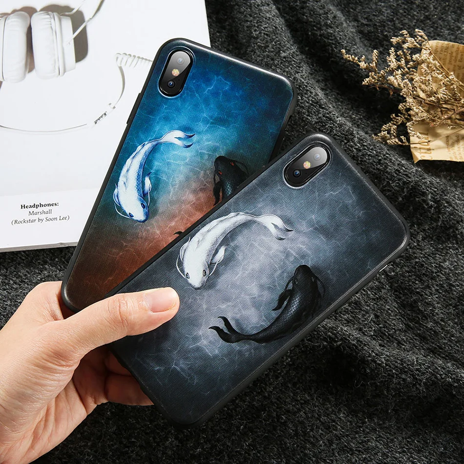 Чехол для телефона NORTHFIRE Space Planet iPhone 5 6 6s 7 8 противоударный мягкий ТПУ чехол X XS XR MAX