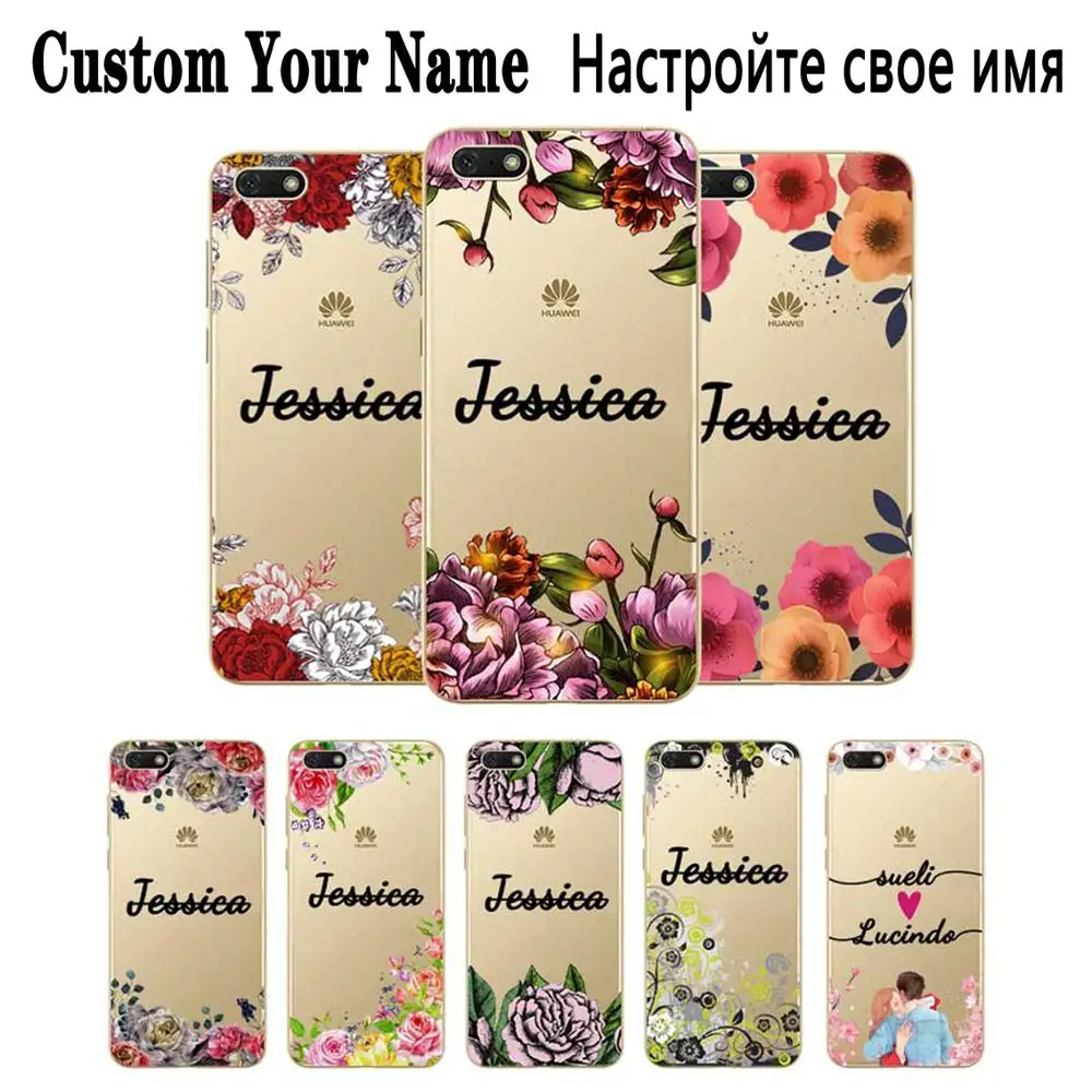 Пользовательское имя DIY Горячая Coque Capa чехол для Huawei P8 P9 P10 P20 P30 Lite Pro P Smart Plus 2017 2019 |