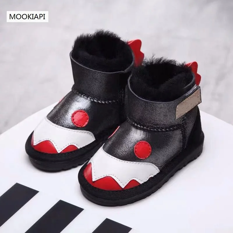 

In 2019, Australia's newest sheepskin and fur children's snow boots, pure wool toddlers'high-quality snow boots, a variety of co