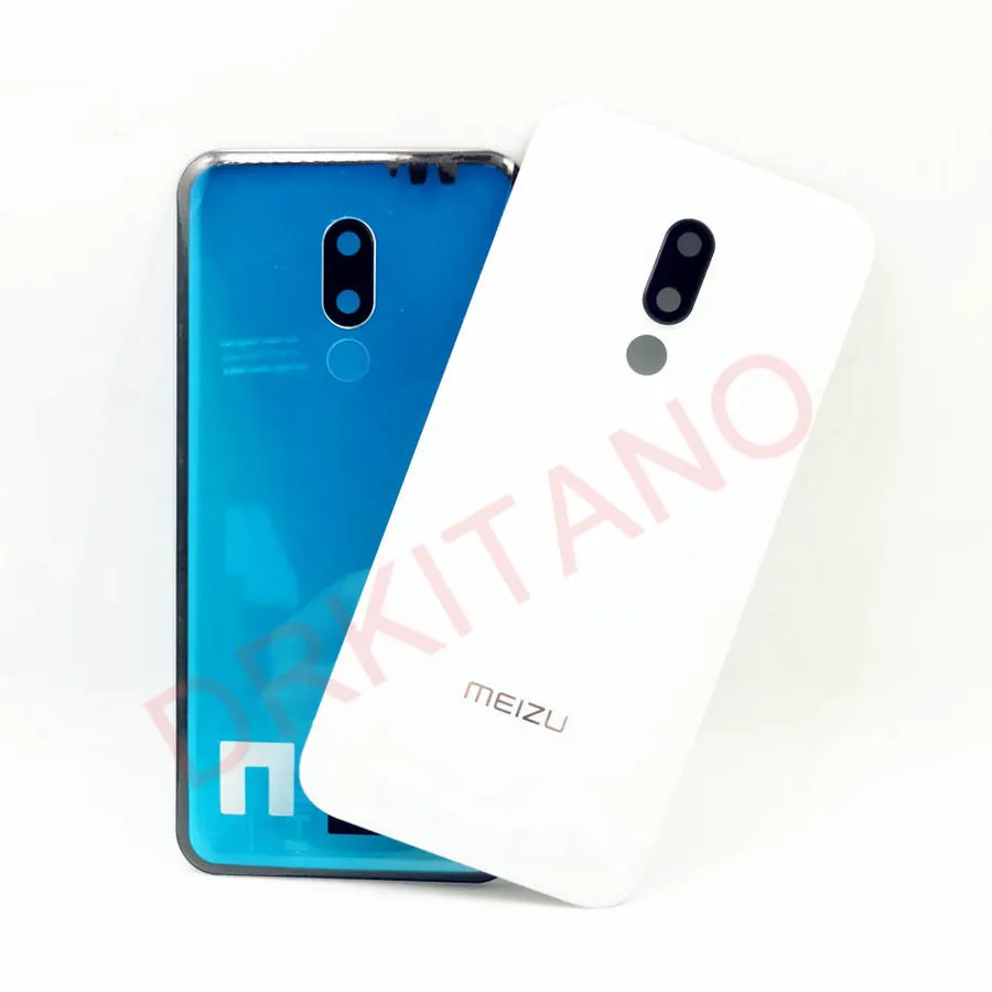 Для MEIZU 16 16th Задняя стеклянная крышка батареи Задняя Дверь Корпус чехол с объективом камеры Задняя панель для MEIZU 16 Plus крышка батареи