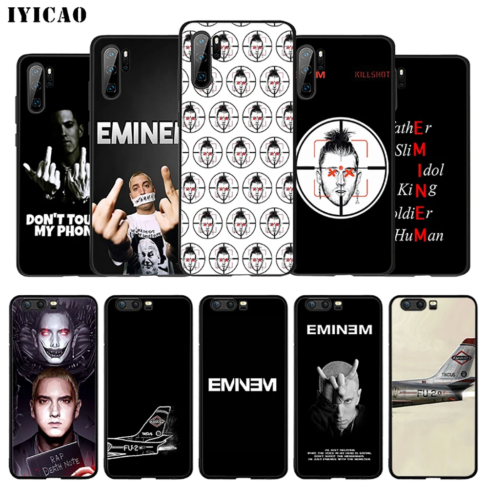IYICAO Eminem 8 Mile Rap God Soft Case for Huawei Mate 30 20 10 lite Pro Y6 Y7 Y9 Prime 2018 &amp Nova 3i 3 2 4 2i 5i |