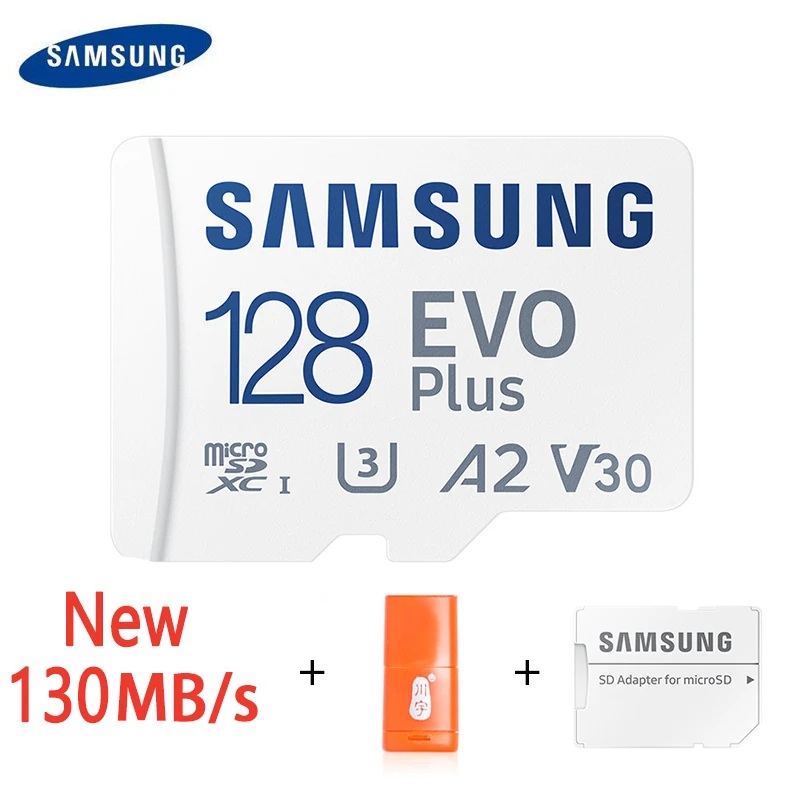 New SAMSUNG 64gb 128gb 256gb 512GB TF(MicroSD) EVO Plus 4K U3 V3