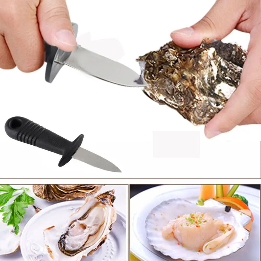 Из нержавеющей стали практичная Oysters зубчатый нож для морепродуктов инструмент с
