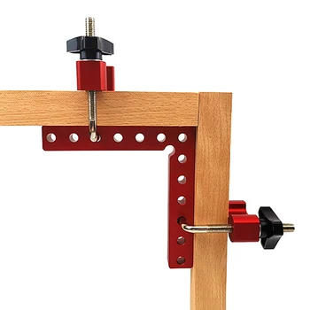 

90 Degrees L-Shaped Auxiliary Fixture Splicing board Positioning Panel Fixed clip Carpenter's Square Ruler Woodworking tool