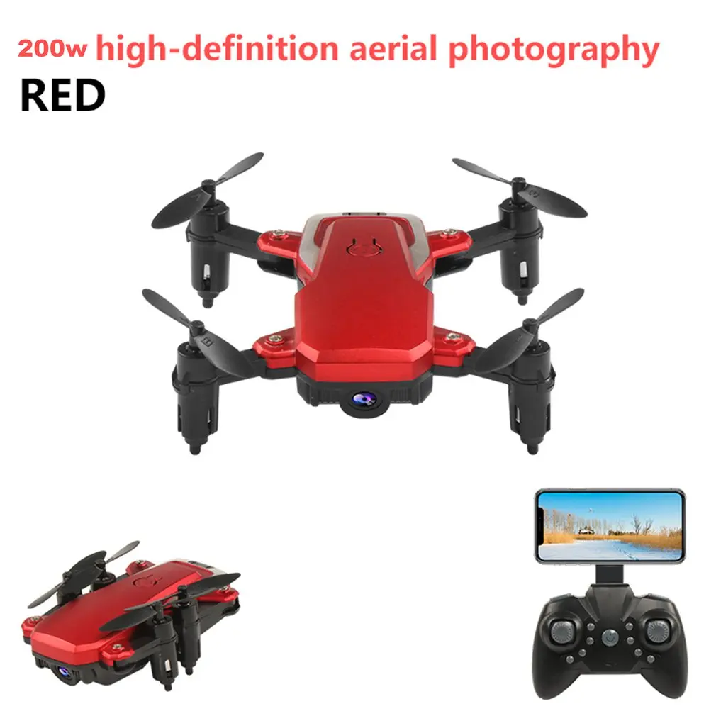 

Mini Foldable WiFi FPV RC Drone with HD Camera RC Helicopter Aircraft Altitude hold Aerial Video Toys For Kid