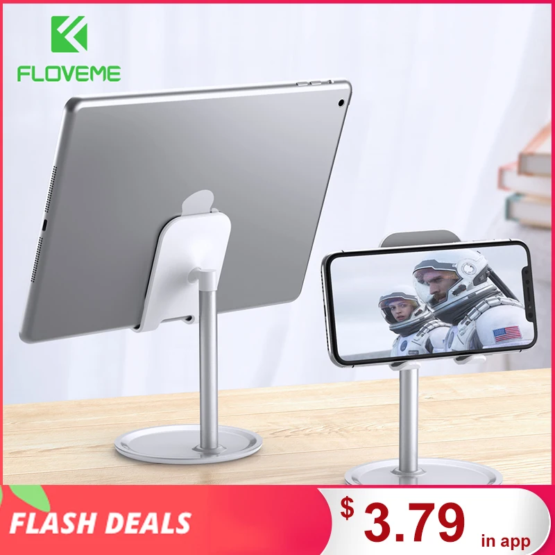 FLOVEME Universal Tablet Phone Holder Desk For iPhone Desktop Tablet Stand For Cell Phone Table Holder Mobile Phone Stand Mount|Phone Holders & Stands| - AliExpress