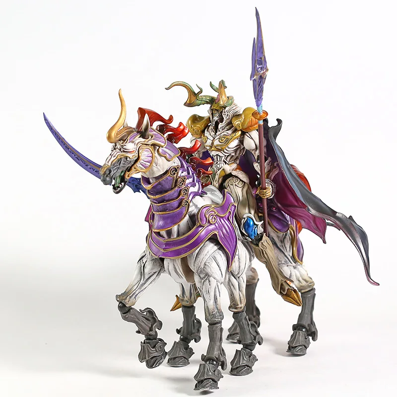 Play Arts Kai Final Fantasy XIII Odin+ Sleipnir ПВХ фигурка Коллекционная модель игрушки