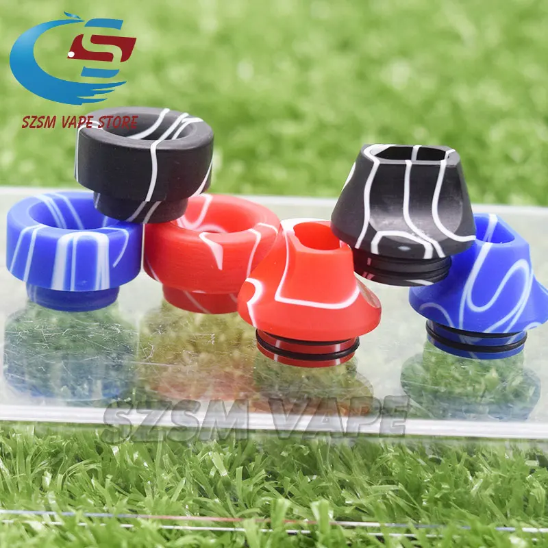 

810 Resin Drip Tip Vape Mouthpiece 810 Drip Tip for 810 Thread RDA Atomizer Fit qp design rta