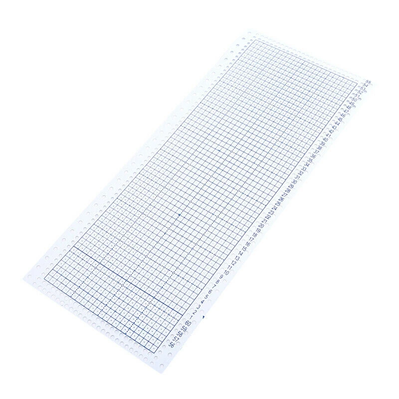 SZS Hot 10 Pcs Blank Punchcard 24 Stitches for Brother/SilverReed/Studio/Singer