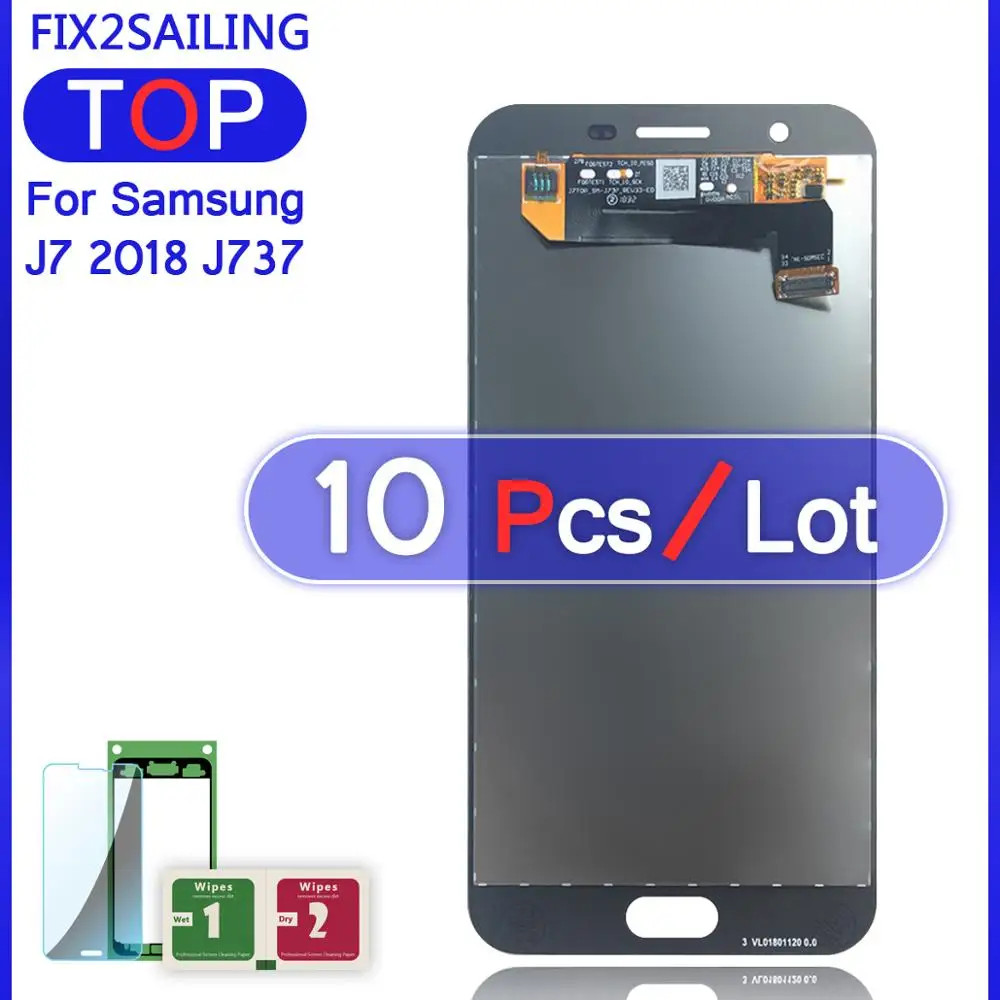 ЖК s для samsung Galaxy J7 ЖК J737 ЖК-экран для samsung J7 J737 ЖК-экран сенсорный дигитайзер сборка
