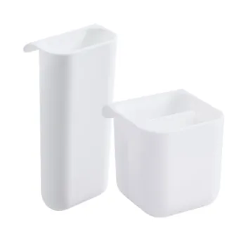 

Anti Drop Two shapes Novel Desktop Monitor Pocket Pen Holder Multi-function Desk Stationery Pen Storage Box