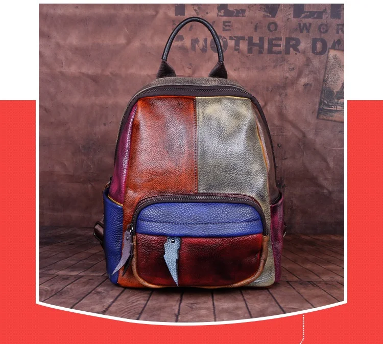 women backpack genuine leather (2)