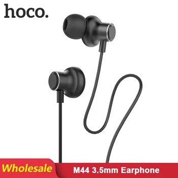 

HOCO M44 16 pcs/Lots Wholesale In ear Earphones For iPhone 6 Samsung Huawei Xiaomi Headsets Wired Earphone Earbuds Earpiece