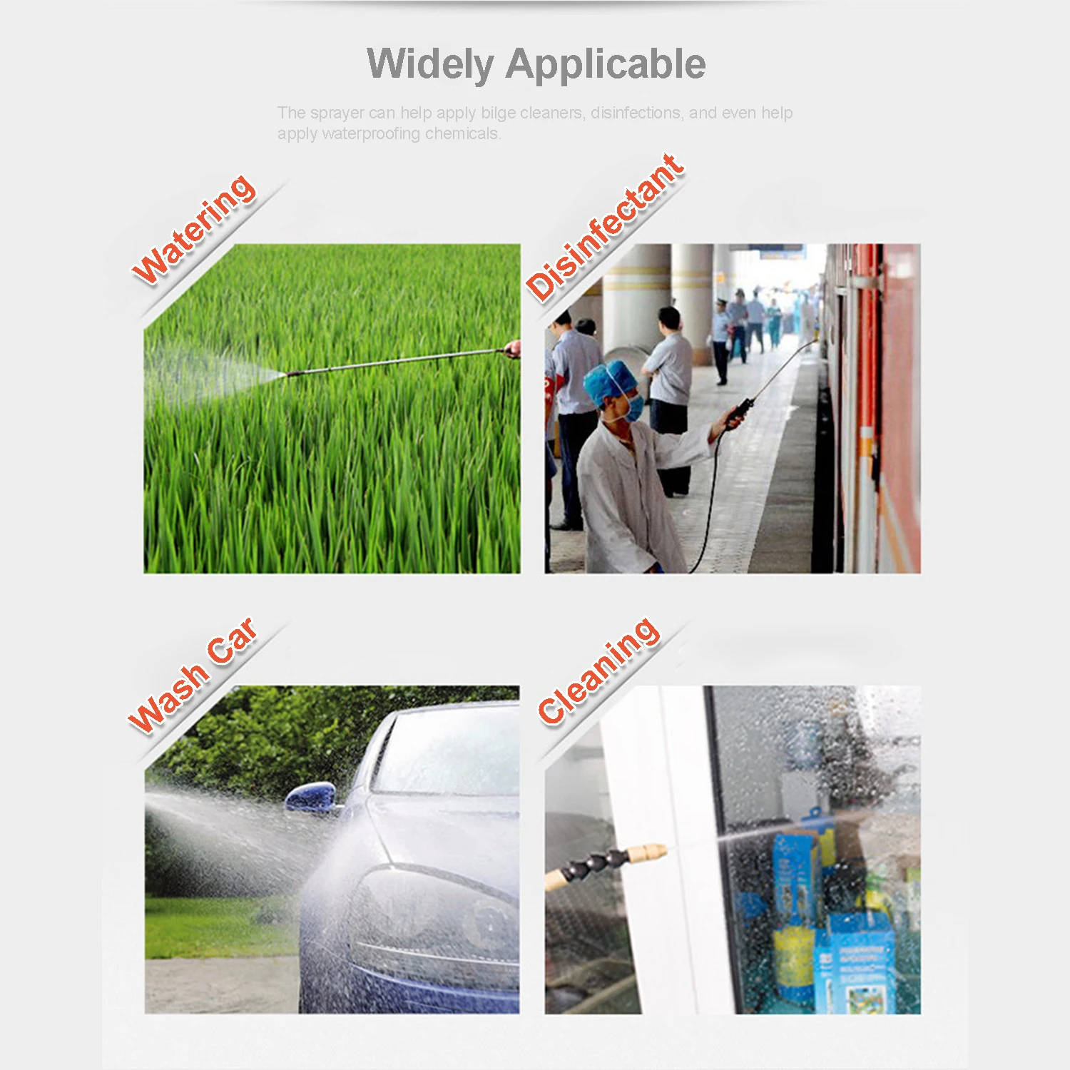 Garden Pump Sprayer Handheld Water Sprayer Plant Water Sprayer Lawn Bottle for Watering Cleaning Fertilizing