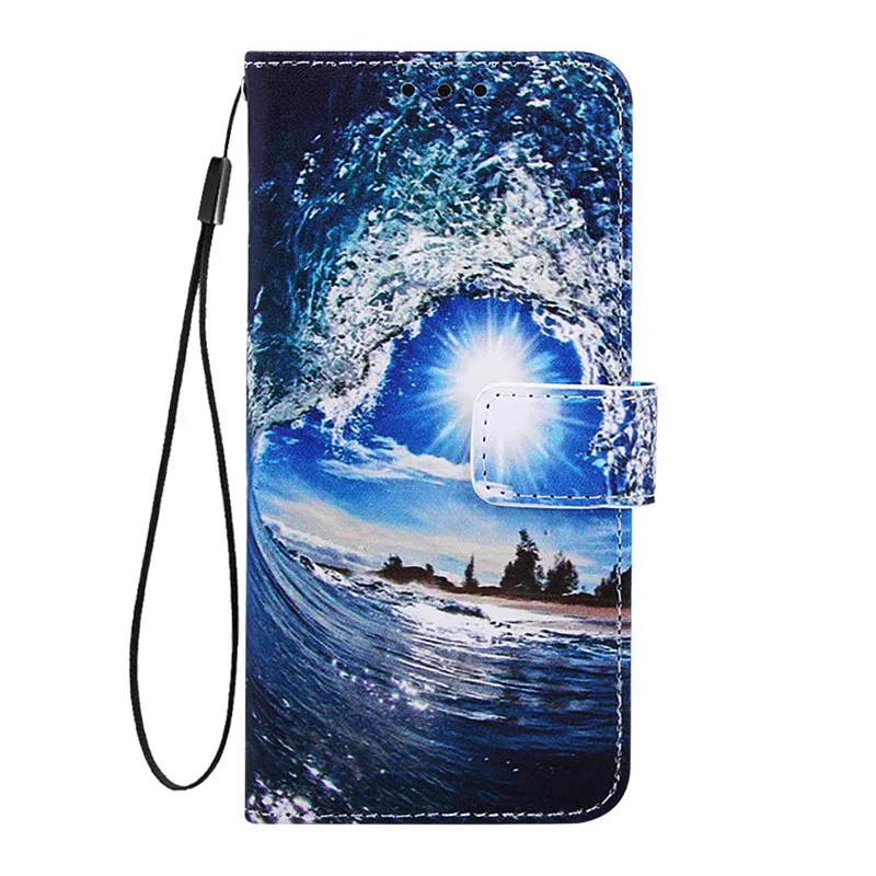 sFor Samsung Galaxy A30s Case on for Coque Samsung A30s A 30S SM-A307F Cover Animal Luxury Magnetic Flip Leather Phone Case Etui - Color: J