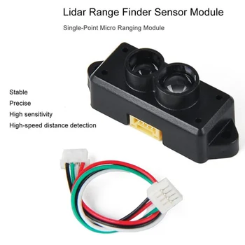 

1PC TF Mini LiDAR Laser Ranging Sensors Module Single Point Range Finder Sensor 12M UART (TTL)/I2C(IIC) for RC Drone Robot