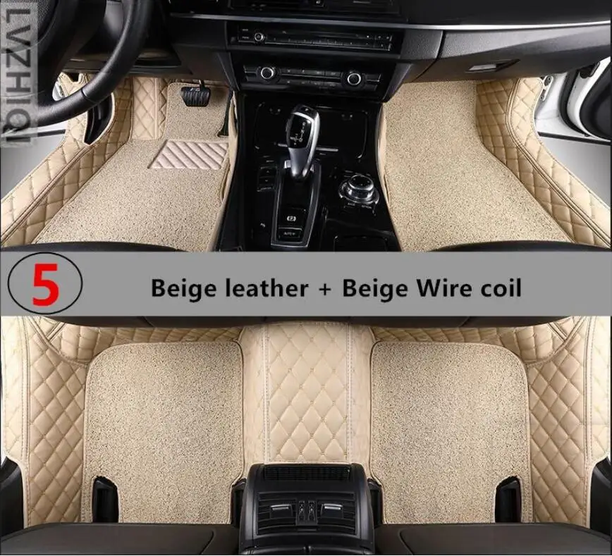 

Floor Mats Foot Carpets Step Mat For Chevrolet TRAX 2014 2015 2016 2017 2018 2019 High Quality Embroidery Leather Wire coil 2 Laye
