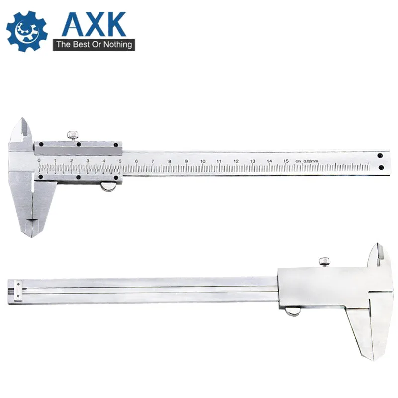 Штангенциркуль 6 дюймов 0-150 мм 0,02 мм металлические штангенциркули калибр микрометр измерительные инструменты DT236