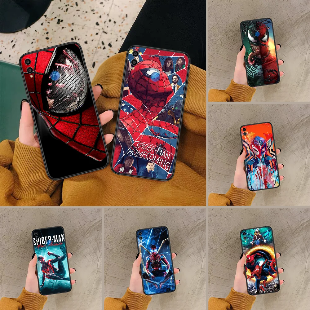 Super Hero Red Blue Spiders Man Phone Case For Huawei Honor 6A 7A 7C 8 8A 8X 9 9X 10 10i 20 Lite Pro Play black Cover 3D Prime | Мобильные