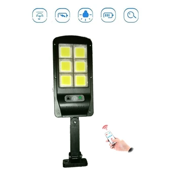

solar light lamp floodlight reflector Outdoor Waterproof LED Security Wall Sconces with Mounting Pole for Barn Porch Garage remo