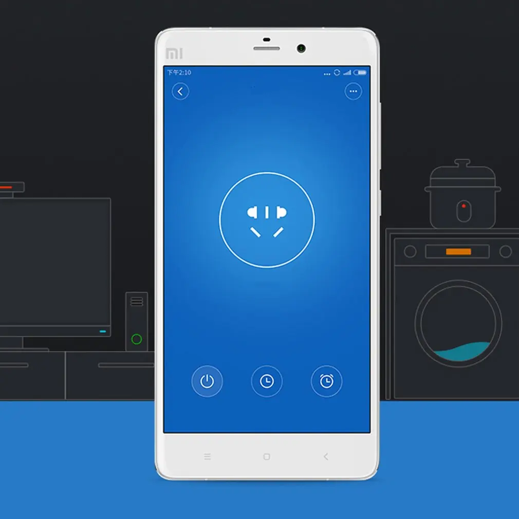 Xiaomi mijia интеллектуальная Розетка WiFi беспроводной пульт дистанционного розетка адаптер питания вкл и ВЫКЛ с телефоном Прямая