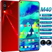 Лучшие продажи продуктов M 40 четырехъядерный 6,6 дюймов HD камера Android 6,1 2G+ 3 2G gps 3g мобильный телефон с поддержкой ЕС Прямая поставка
