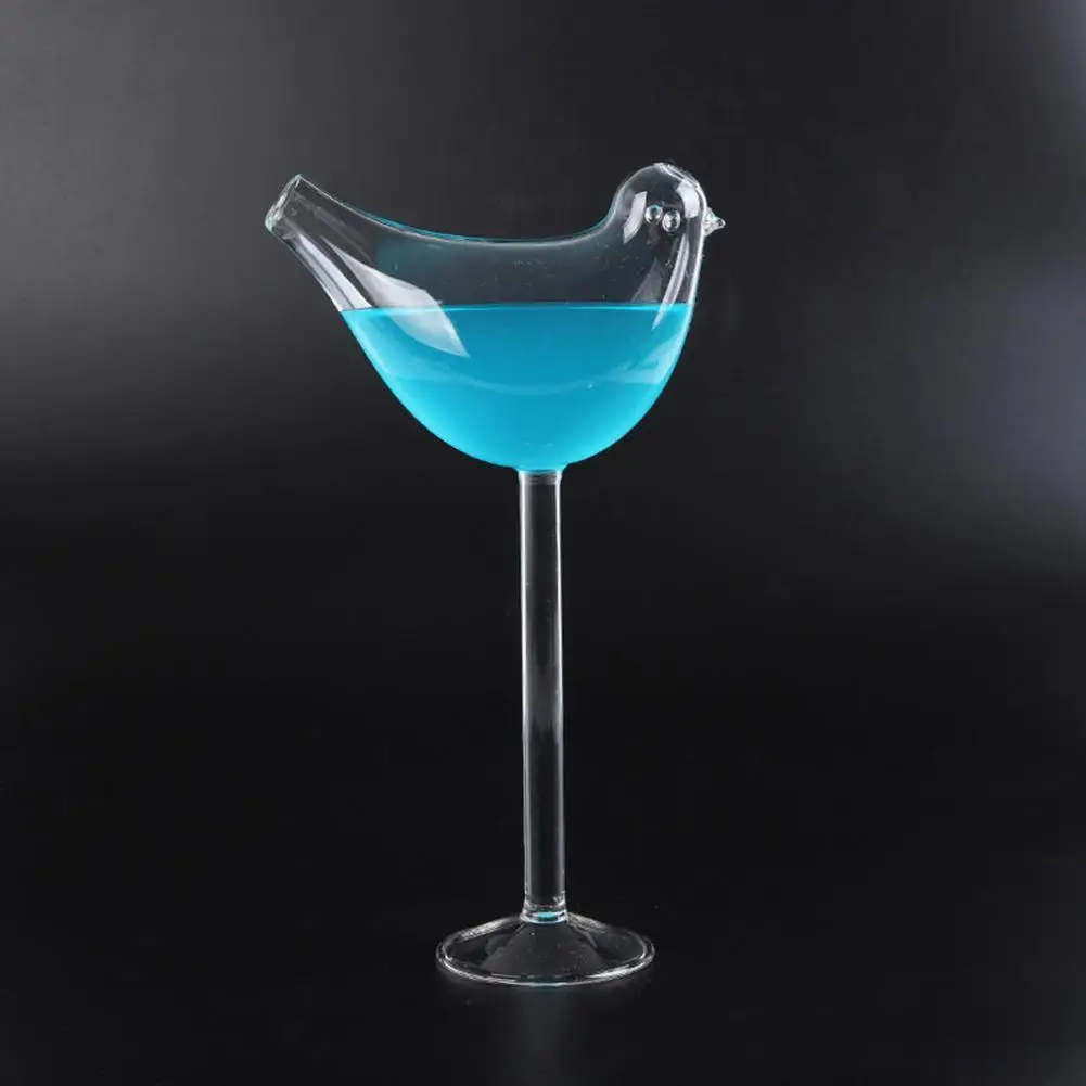 1 шт. креативный коктейльный бокал в форме птицы es бокал для вина бокал для шампанского виски пивная чашка для питья