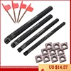 4 Set Of 7/8/10/12Mm Sclcr Lathe Boring Bar Turning Tool Holder+10Pcs Ccmt 0602 Carbide Insert Blades for Lathe Turning Machine ► Photo 1/6