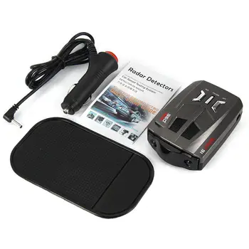 

360 Degree 16 Band LED Display V9/V7/V8 Anti Radar Detector Speed Voice Alert Warning with Russia English