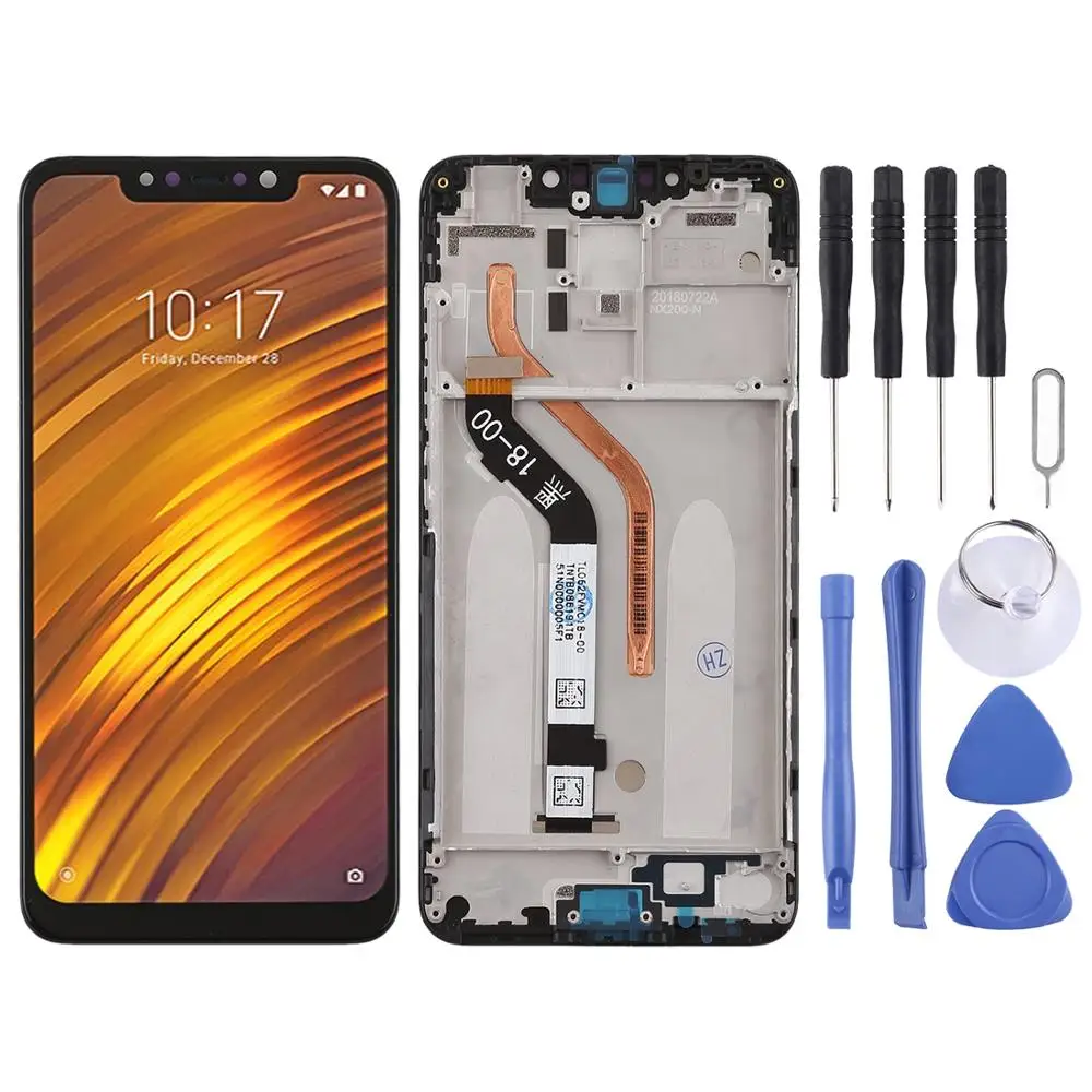 

2019 LCD Screen and Digitizer Full Assembly with Frame for Xiaomi Pocophone F1