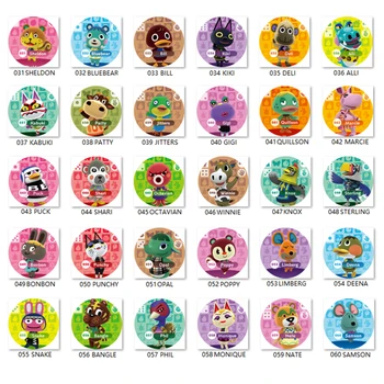 

Animal Crossing Card Amiibo Card Work for NS Games Series 1 (031 to 060)