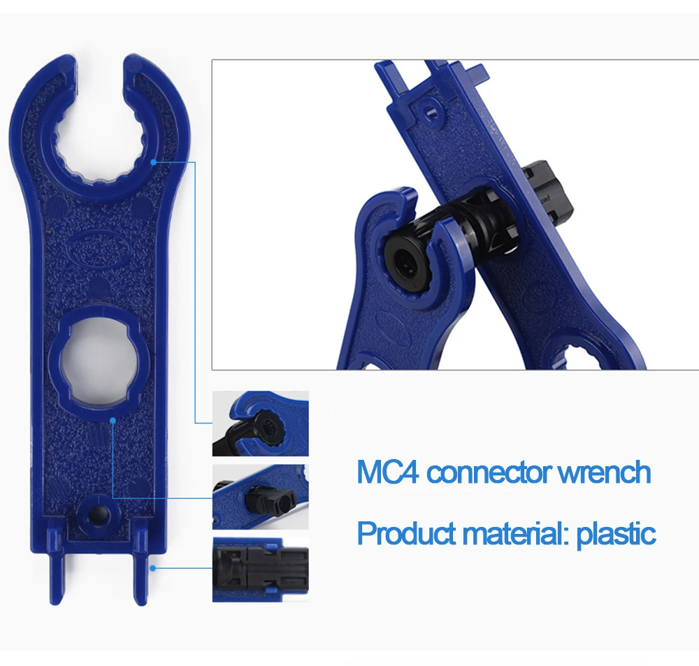 MC4 фотогальванический разъем обжимной инструмент солнечной энергии Терминал щипцы ключ, дюймовый стандарт-клещи для удаления изоляции-Диапазон обжима 2,5/4/6mm2 инструменты