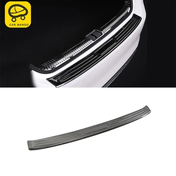 

CARMANGO for Lexus ES 2018 2019 ES200 ES300 ES260 Car Trunk Fender Pad Protector Cover Frame Trim Sticker Chrome Accessories