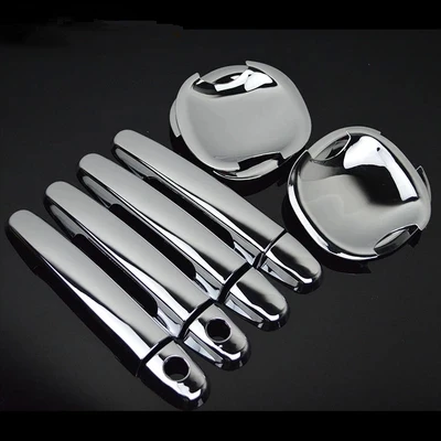 Новая хромированная дверная ручка ABS + крышка чаши для Toyota Corolla 2003 2013 Yaris Vios 2006 2007 2008