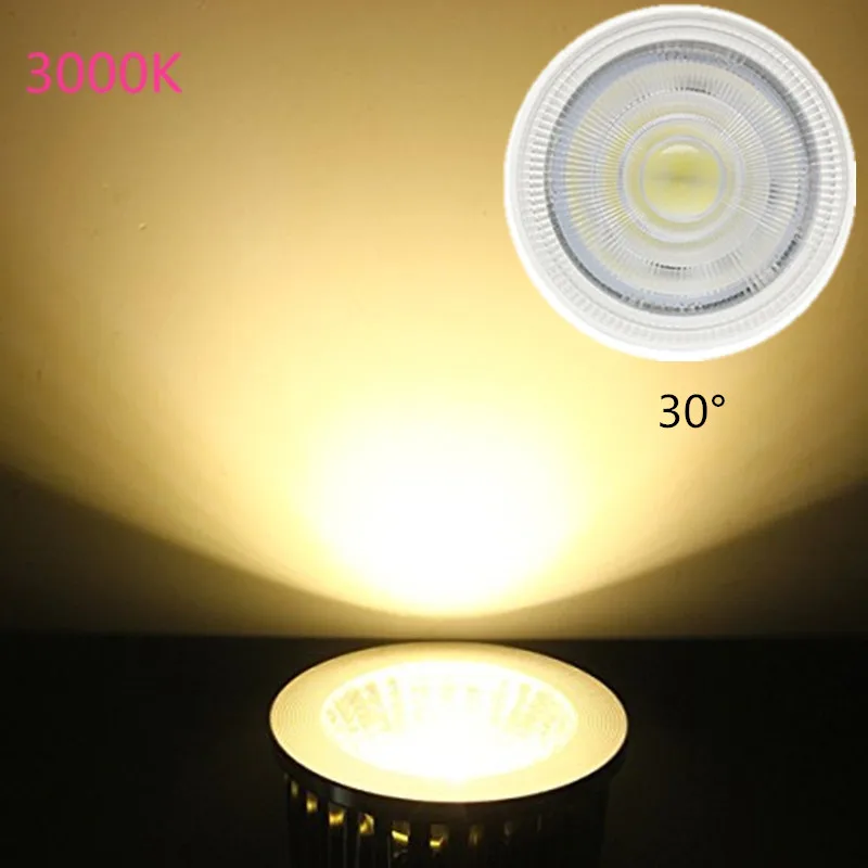 30 Angle Warm White GU10 MR16 светодиодные лампы прожектор 220 В натуральный свет природа белый 4000 к холодный белый 6500 к теплый белый 3000 К затемнения Cob лампа 6 Вт 230 В - Испускаемый цвет: 30 Angle Warm White