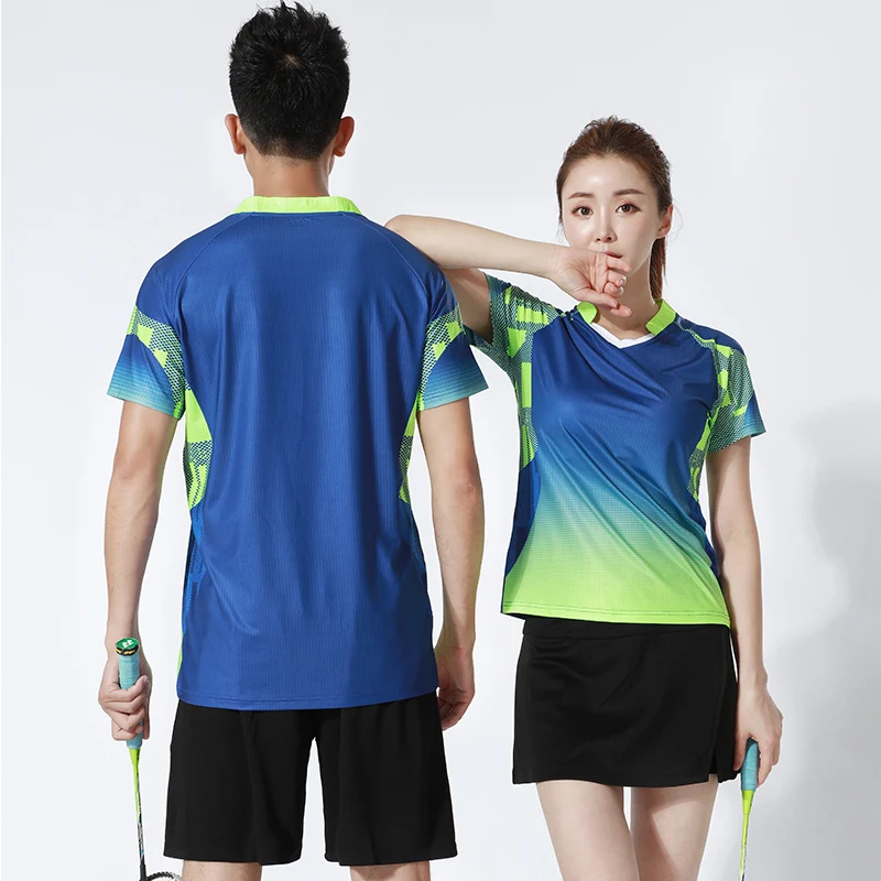 Short Sleeve T Shirt Sports Clothes Quick Dry Breathable Badminton Shirt Table Tennis Volleyball T Shirts