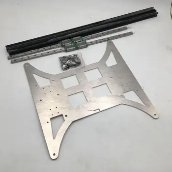 

1set light weight Creality CR-10 S4/S5 linear rail Y carriage upgrade kit MGN12H rail
