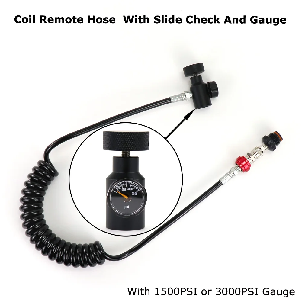 Remote Hose with Slide Check and Gauge