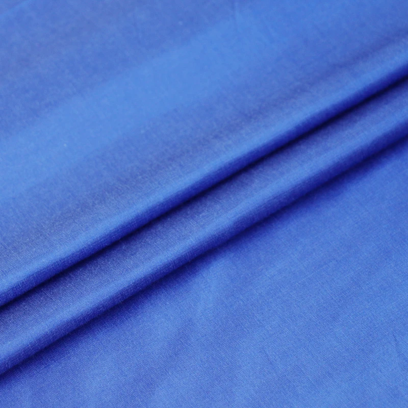 100 см* 137 см Тяжелая шелковая хлопковая ткань Королевский синий платье постельные принадлежности Текстиль натуральный мягкий