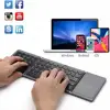 OUTMIX-teclado portátil Mini plegable con Bluetooth, inalámbrico, Touchpad, para IOS, Android, Windows, ipad, tableta, novedad ► Foto 3/6