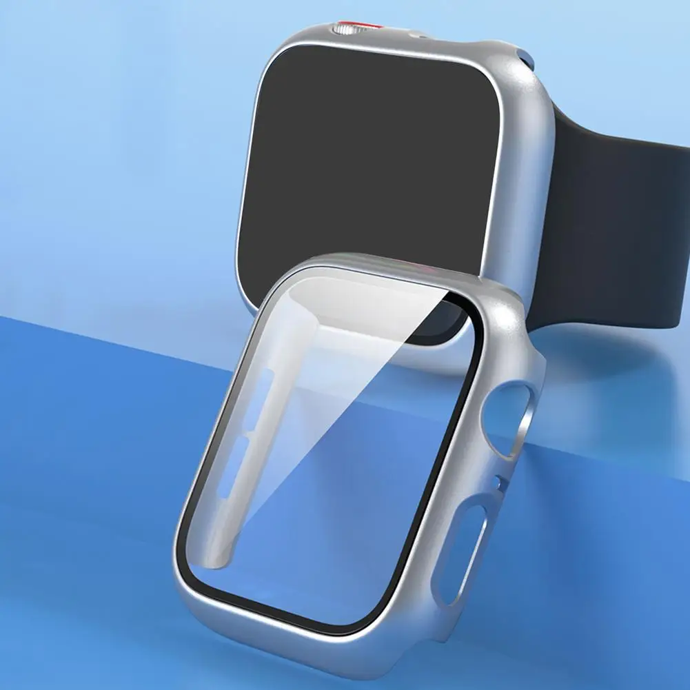 

For Apple Watch Series 1/2/3 42mm Smart Watch Case Tempered Glass Shockproof Anti-scratch Cover Shell Screen Protective Glass